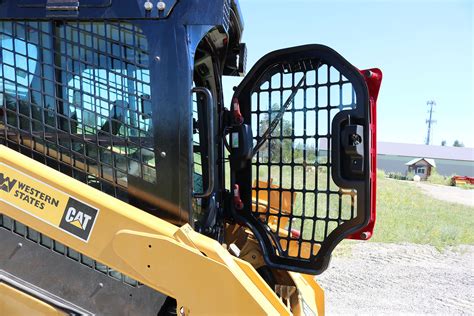 cat skid steer door guards